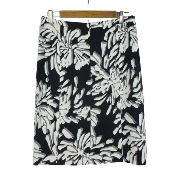 BOSS by Hugo Boss Veala Abstract Floral Pencil Skirt Size 8 $375 - Picture 7 of 8
